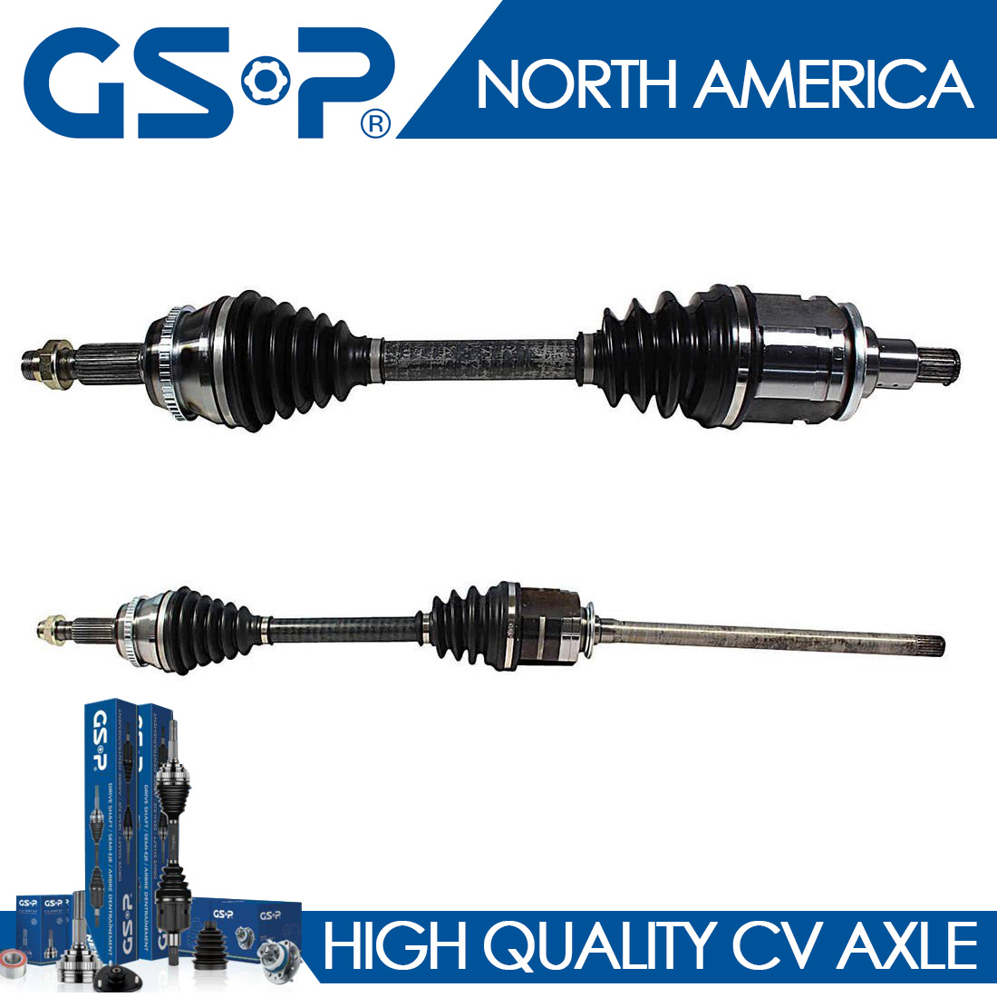 FRONT LEFT RIGHT SET CV AXLE SHAFT GSP Assembly For Lexus