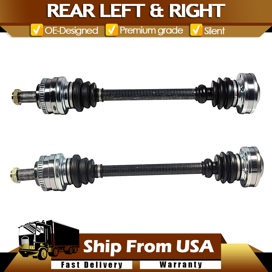 Rear Left Right Pair CV axle Shaft For 2001-2006 BMW M3 | eBay