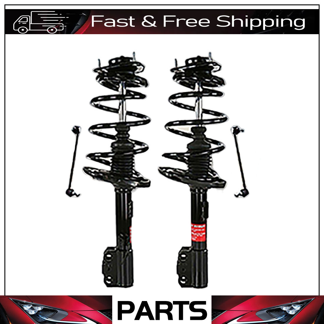 Monroe Front Struts W/ Sway Bar Fits 2011-2014 Toyota Sienna