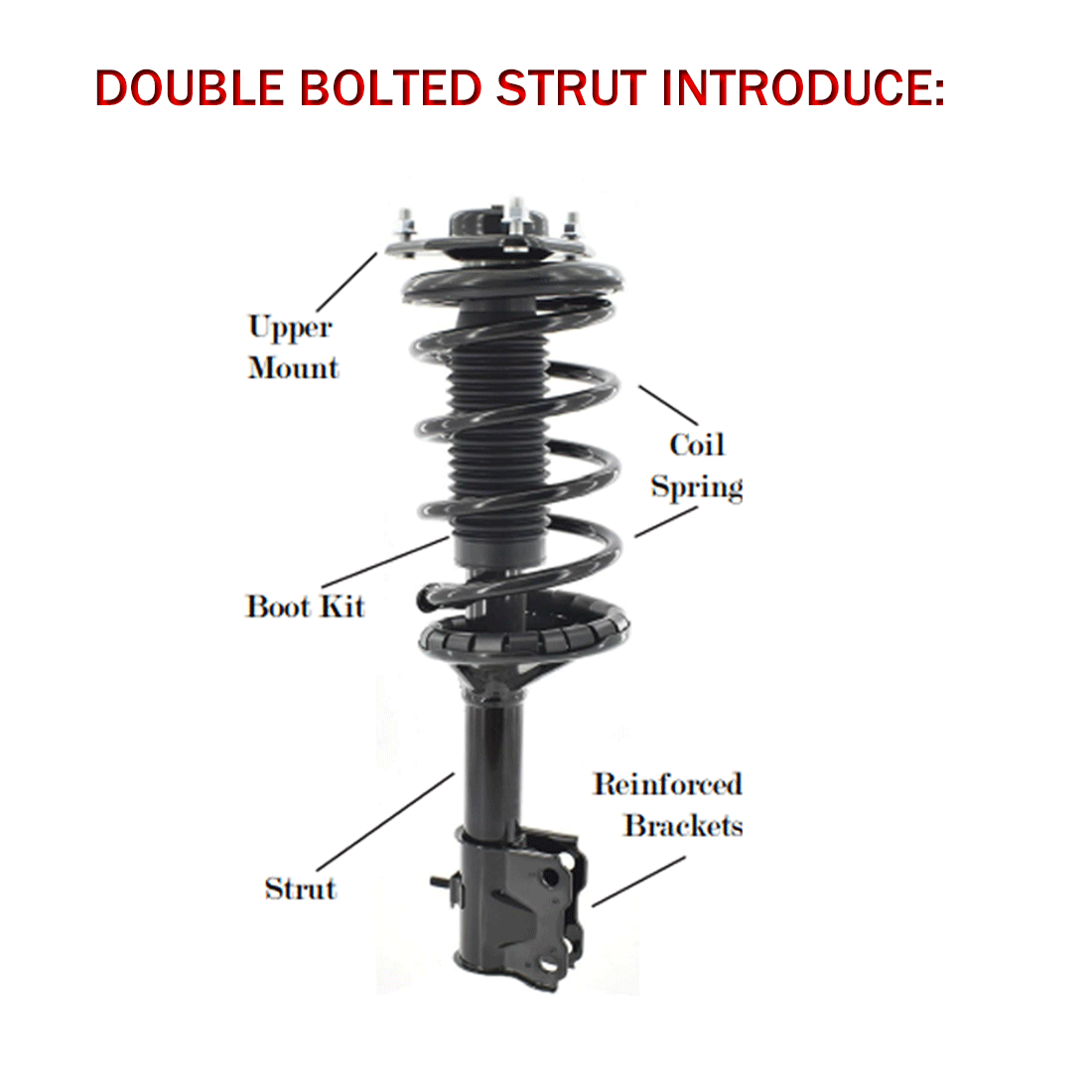 MONROE 271678 & 271679 Front Shock Strut Pair Set of 2 For 97-01